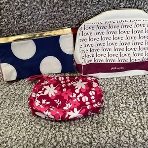 Lot of cosmetics bags